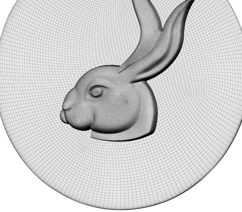 Chinese Zodiac Rabbit 3D print model_29