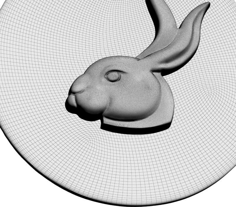 Chinese Zodiac Rabbit 3D print model_31