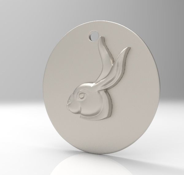 Chinese Zodiac Rabbit 3D print model_11