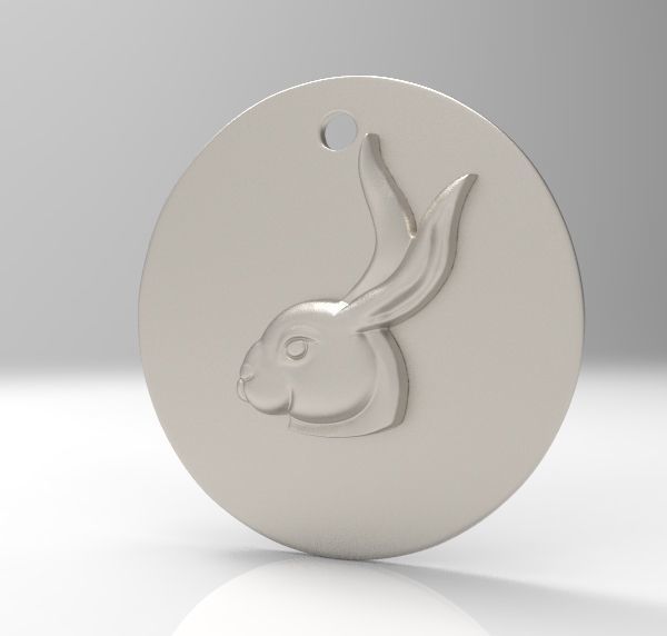 Chinese Zodiac Rabbit 3D print model_9