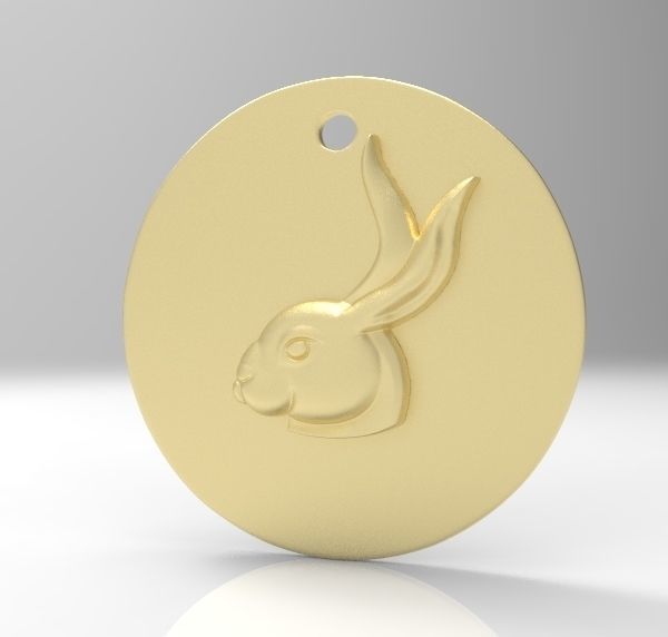 Chinese Zodiac Rabbit 3D print model_8