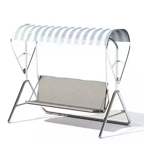 Metal Porch Swing 3D model