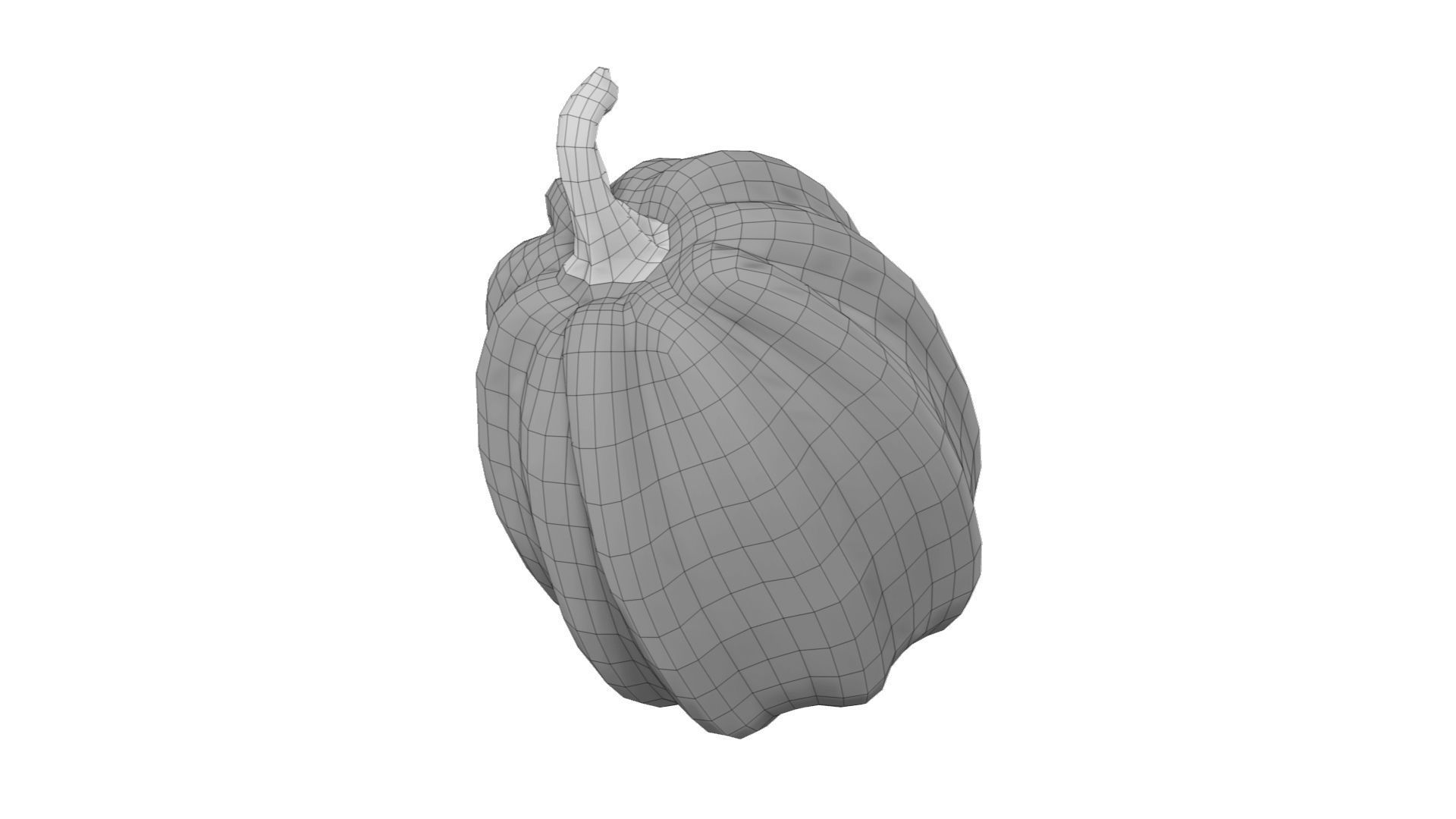 Mogango Winter Squash - Extreme Definition Scanned 3D model_5