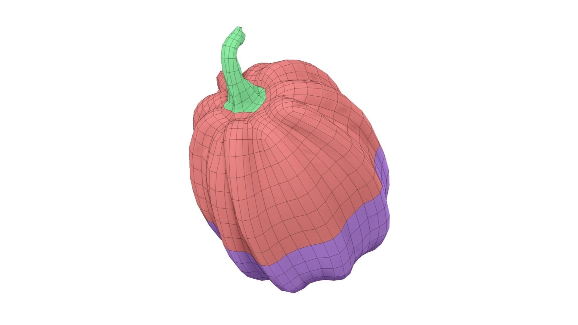 Mogango Winter Squash - Extreme Definition Scanned 3D model_4