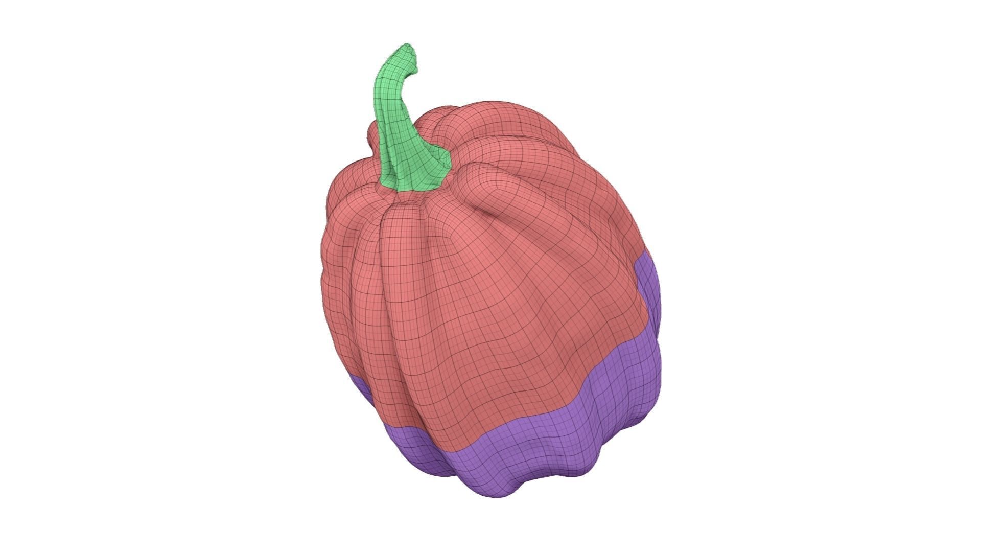 Mogango Winter Squash - Extreme Definition Scanned 3D model_6