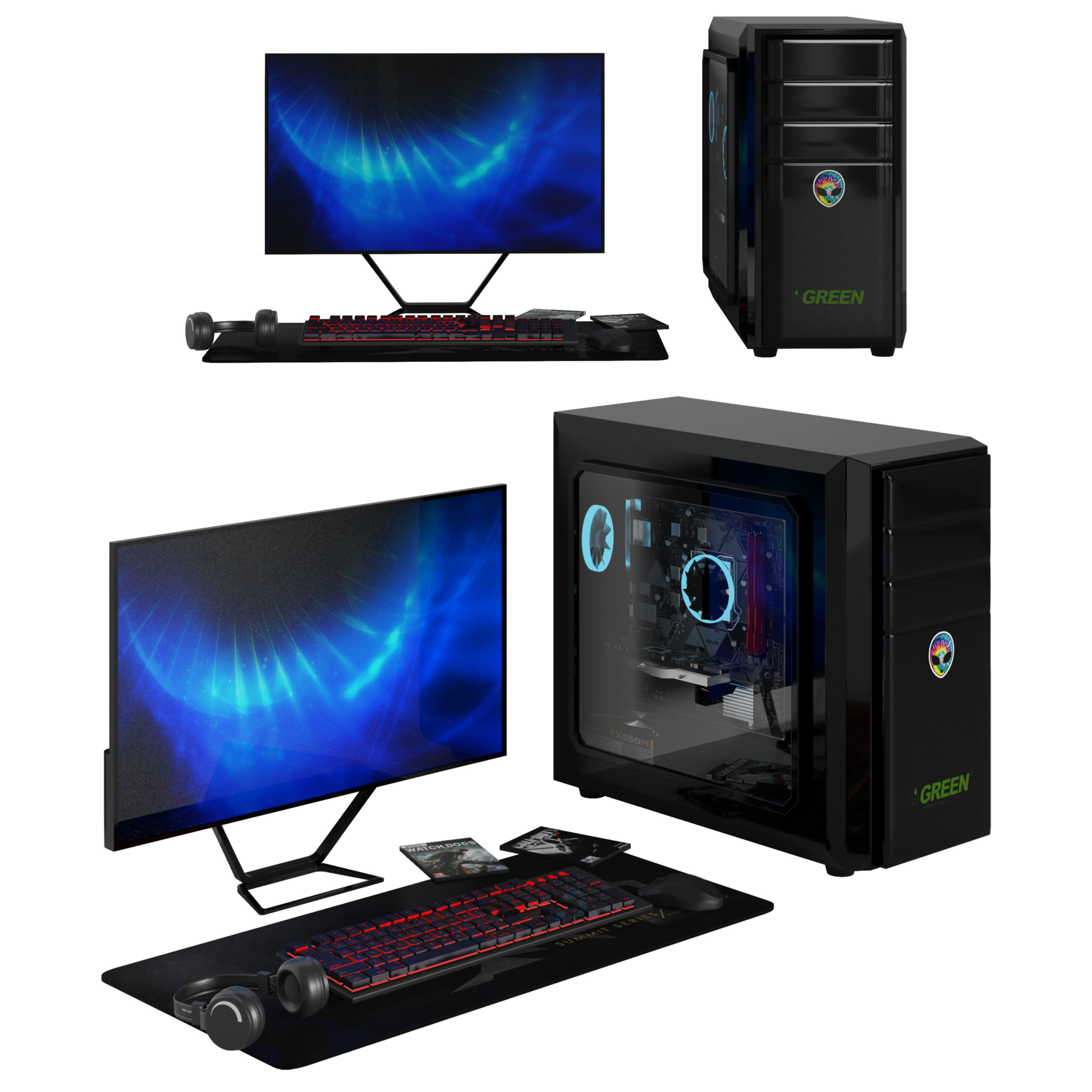 pc set 07 3D model_4