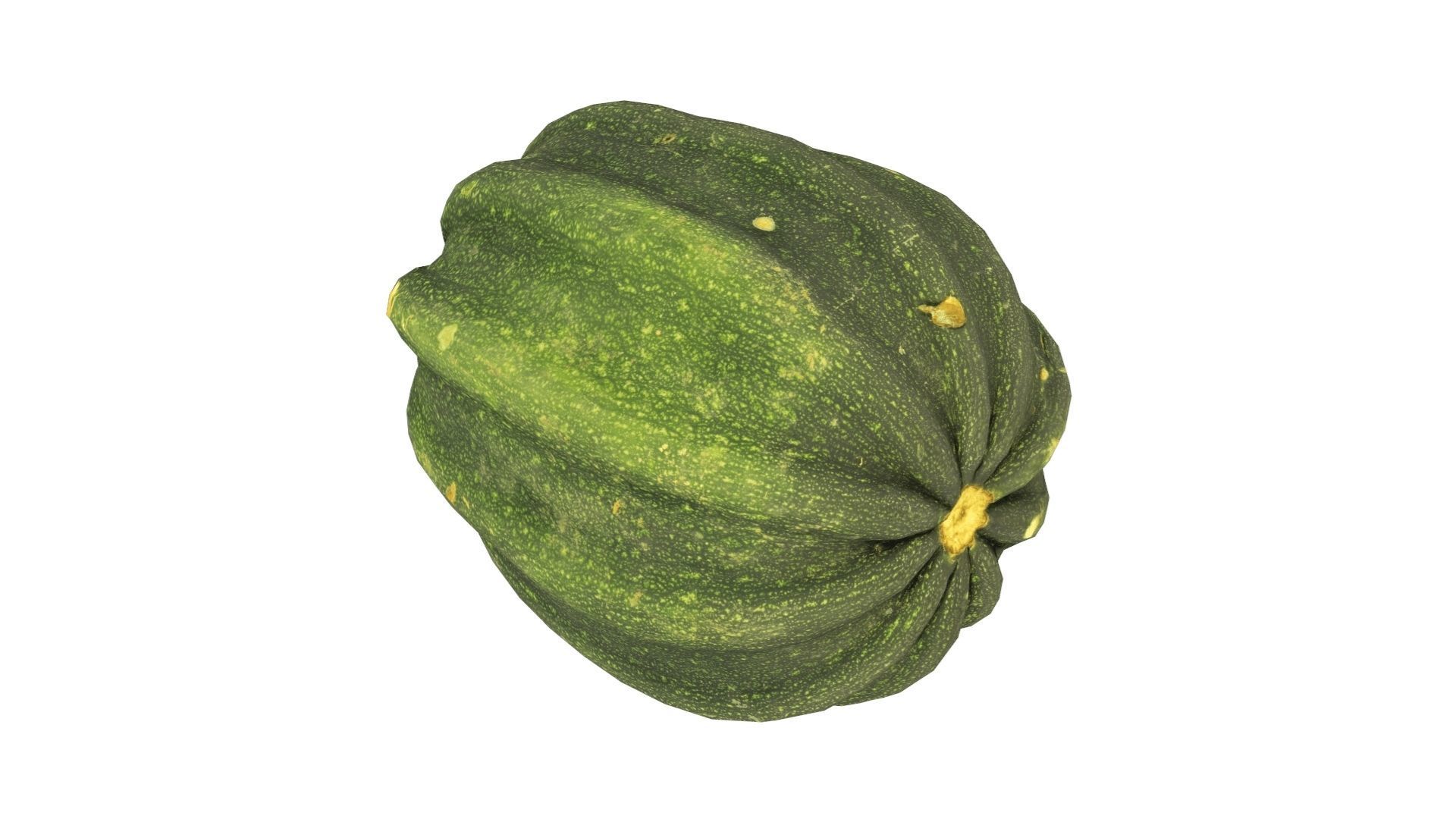 Mogango Winter Squash - Real-Time Scanned Low-poly 3D model_4