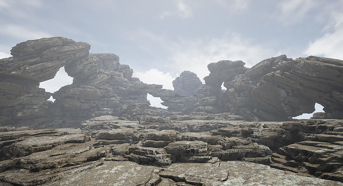 Rock Collection 012 Low-poly 3D model