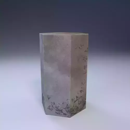 La Redoute Concrite Side Table in Fibre Cement  Free 3D model