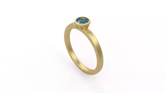 Woman Solitaire Ring 330