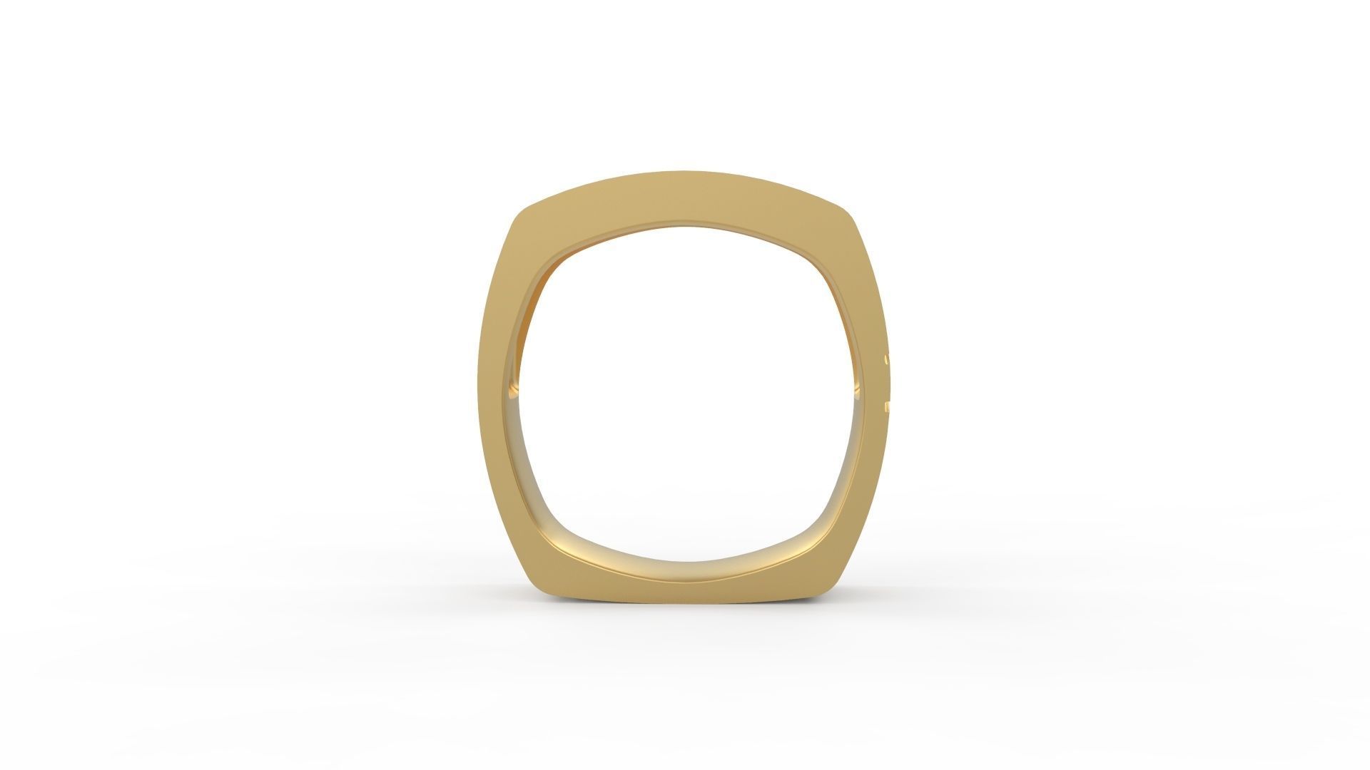 Man Square Ring 20 3D print model_2