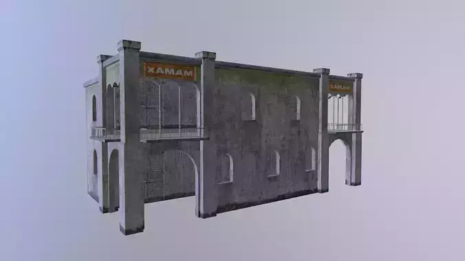 Hamam Building in soviet style