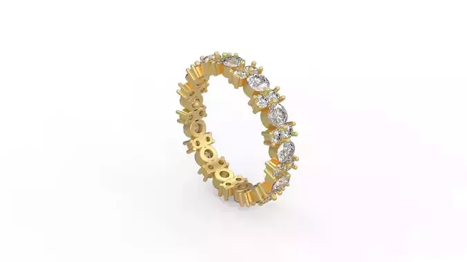 Woman Solitaire Ring 359