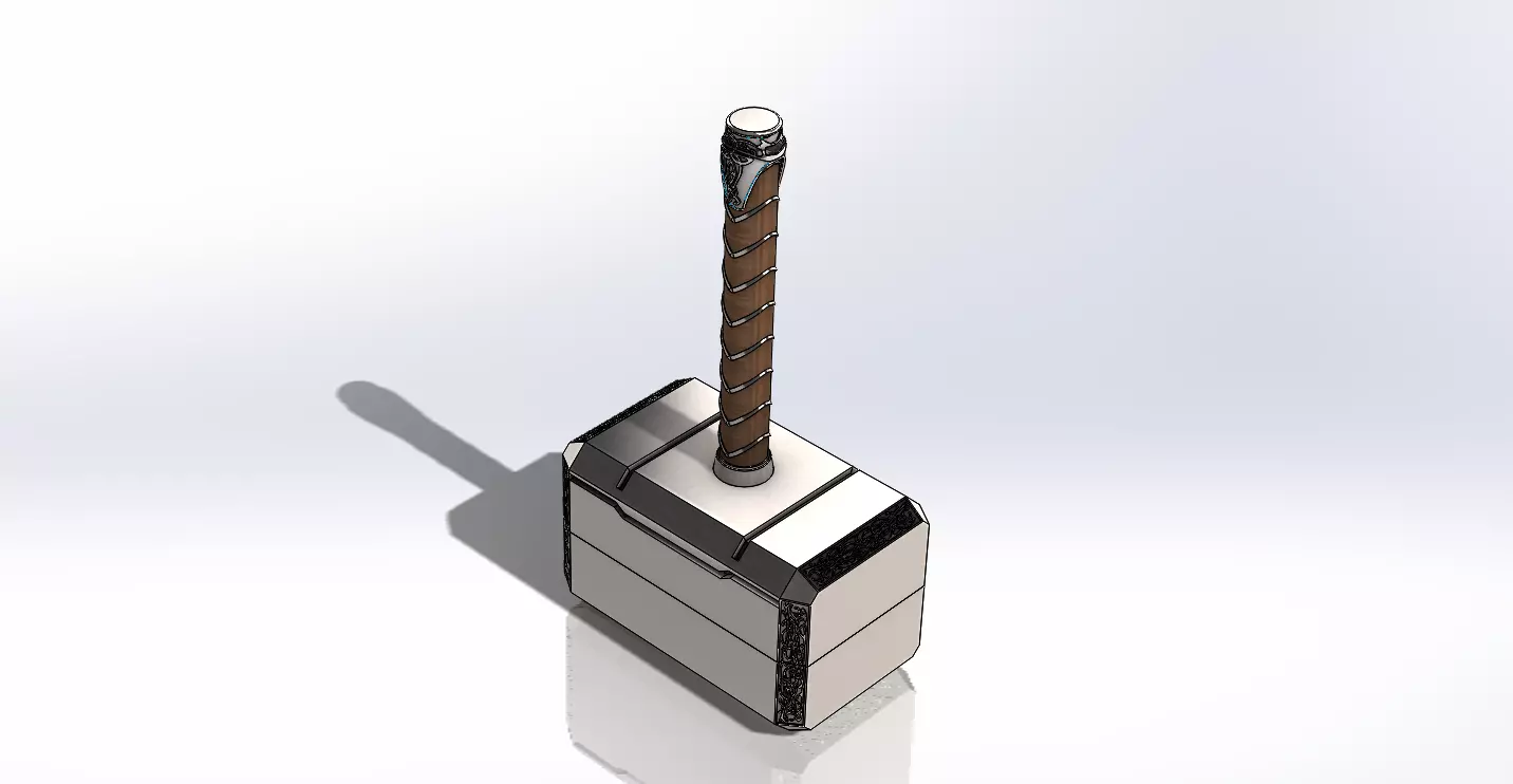 Thor hammer 3D print model