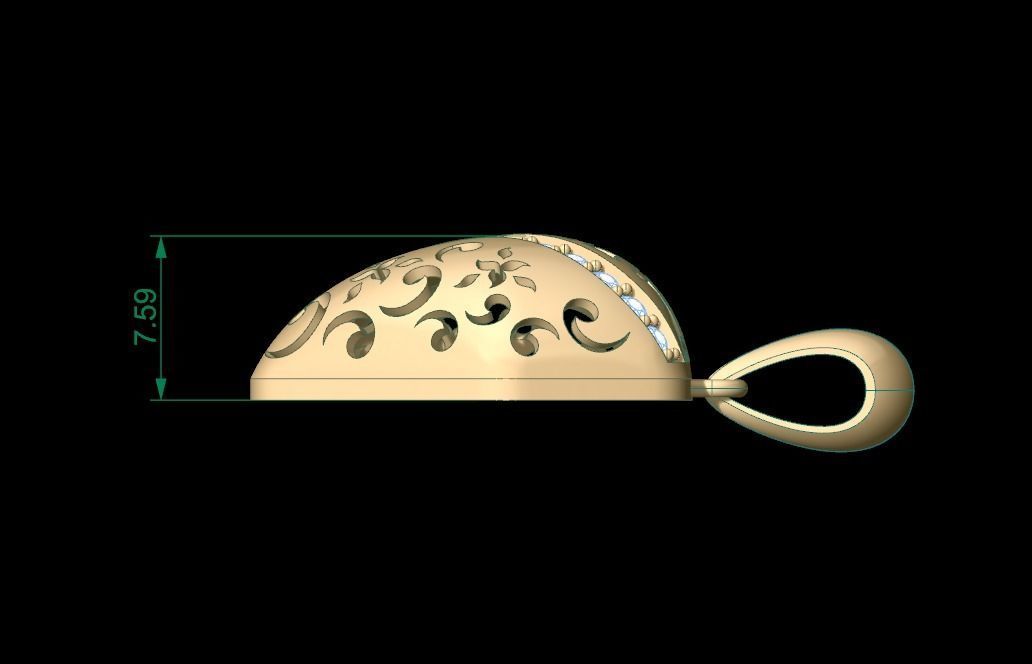 Ultra Vision Pendant 078 3D print model_6