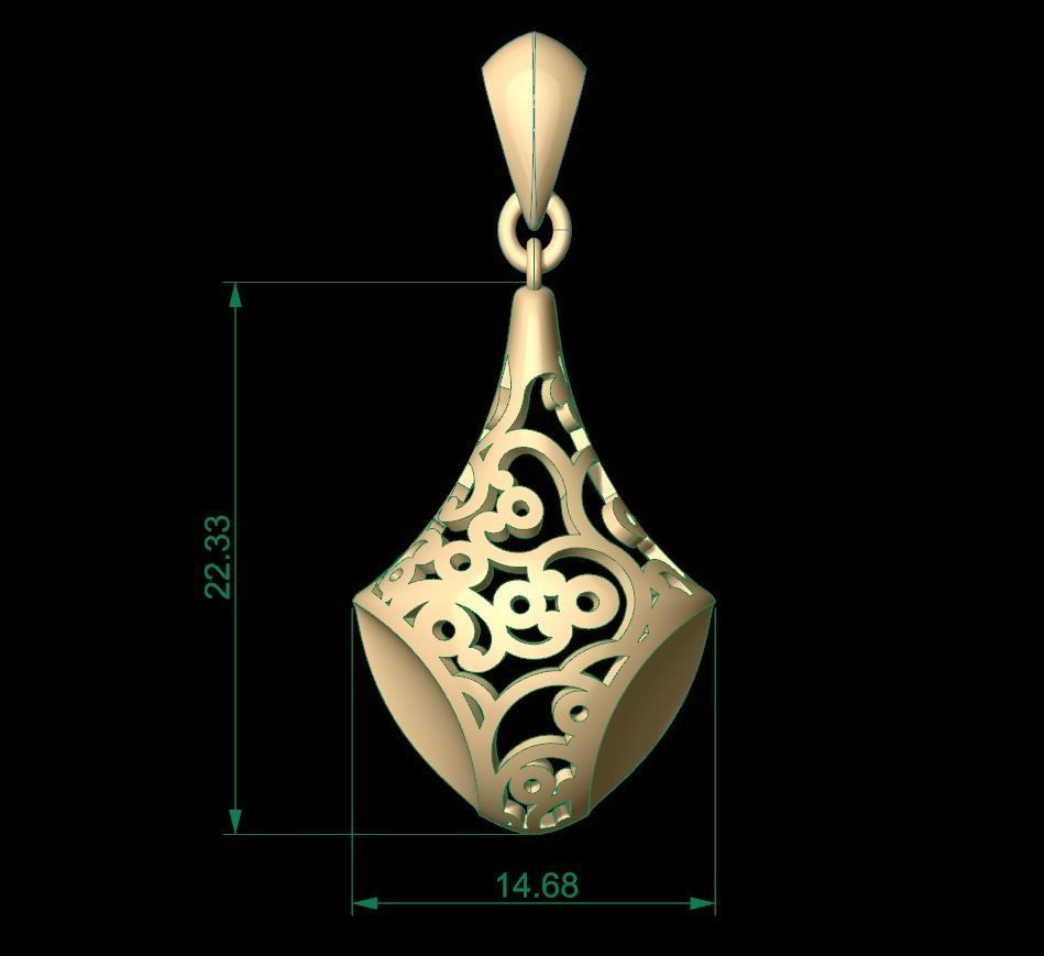 Ultra Vision Pendant 084 3D print model_5