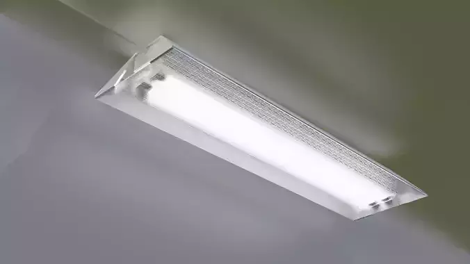 Fluorescent Light with Cord and Plug