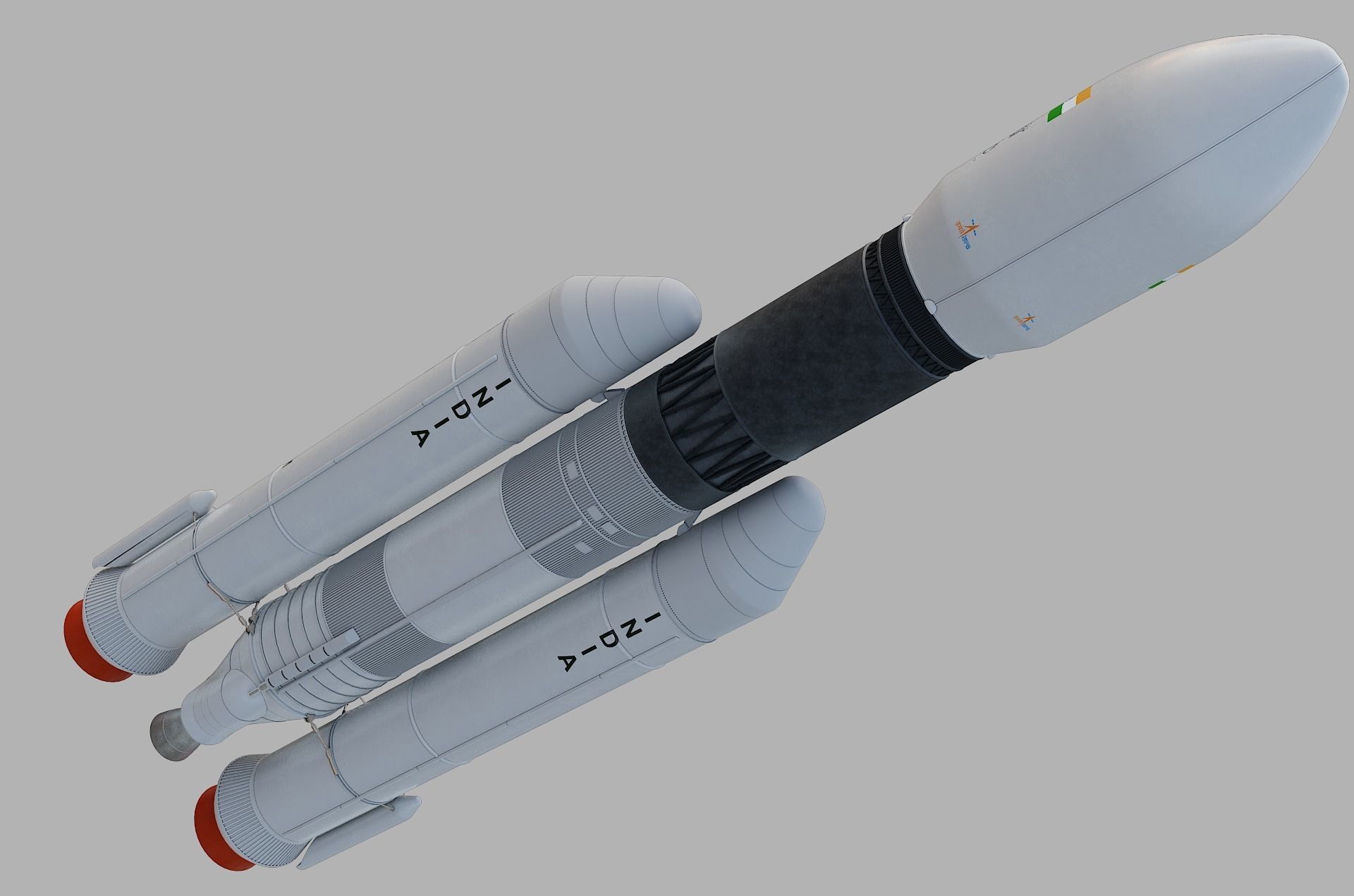 GSLV rocket 3D model_29