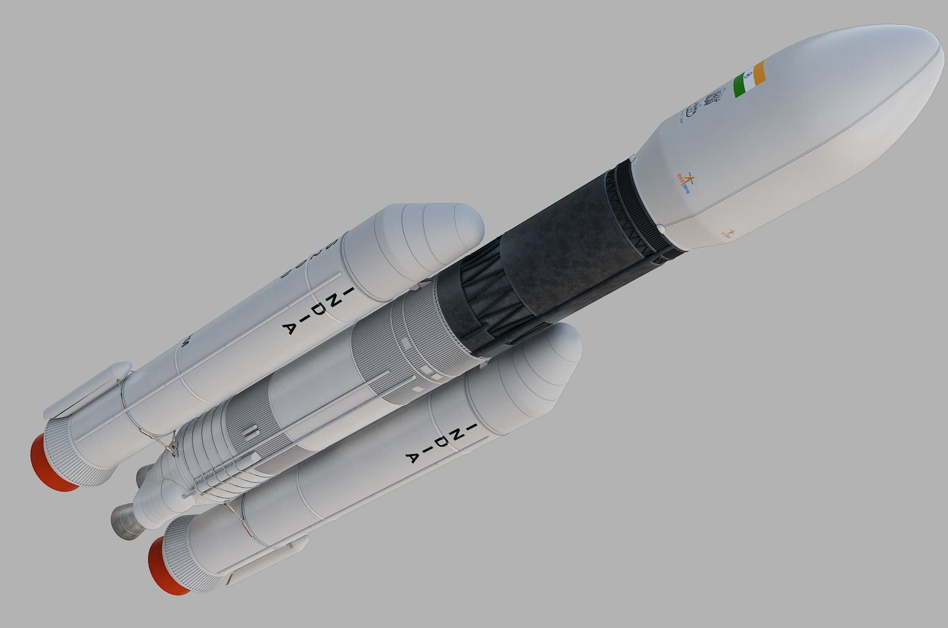 GSLV rocket 3D model_27