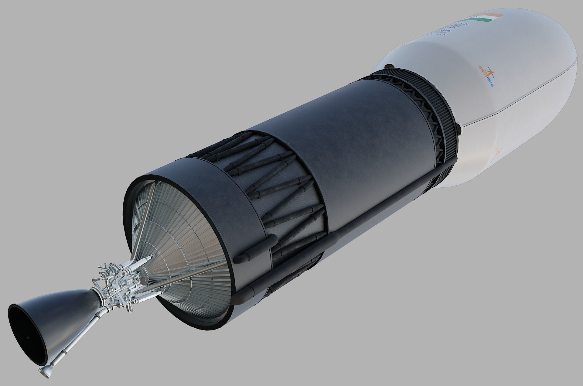 GSLV rocket 3D model_32