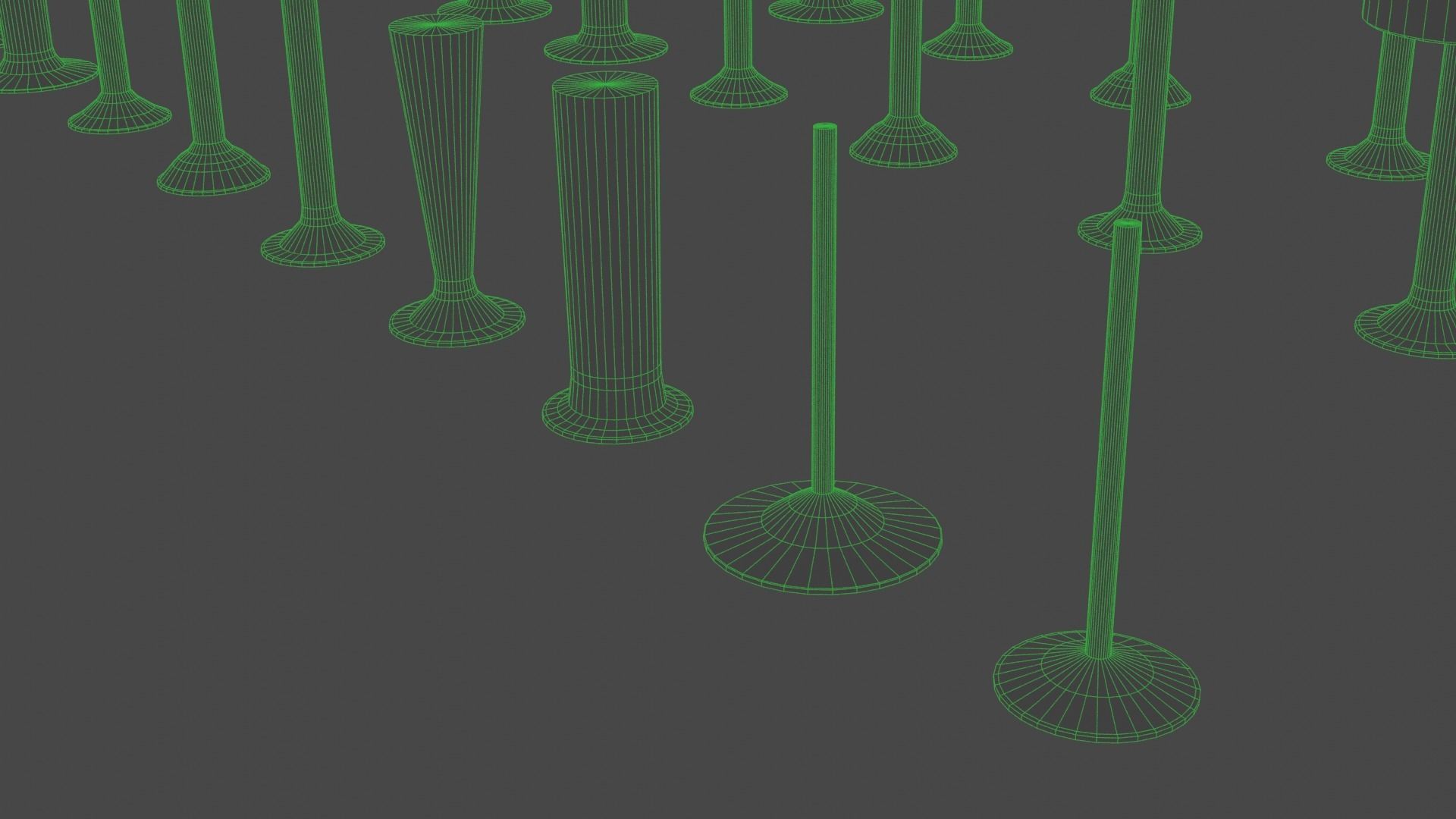 Diner Stools Pack JFG V3 - REV2 Low-poly 3D model_46