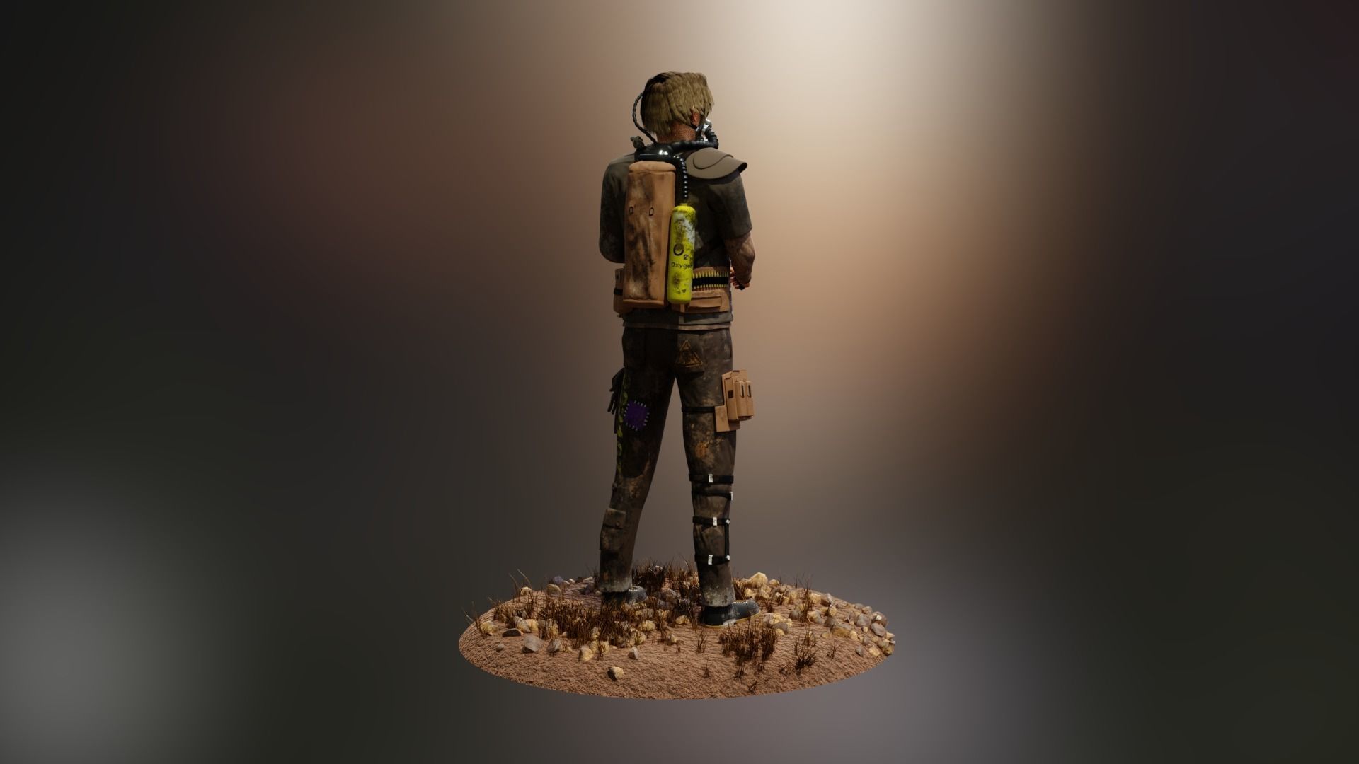 Wasteland Character 3D model_3