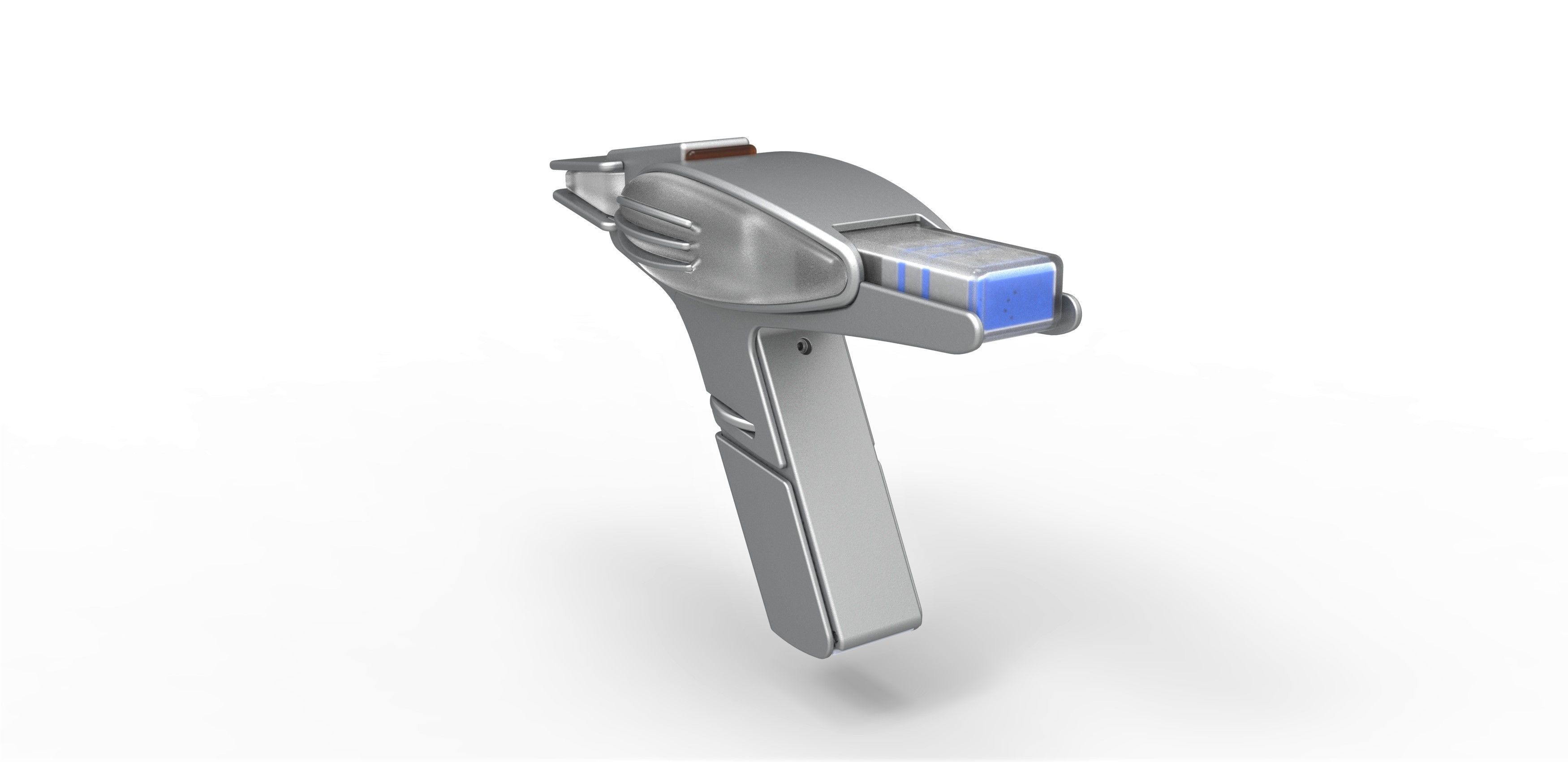 Prototype Phaser from Star Trek 2 The Wrath of Khan 1982 3D print model_10
