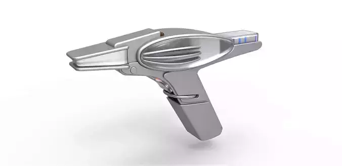 Prototype Phaser from Star Trek 2 The Wrath of Khan 1982 3D print model