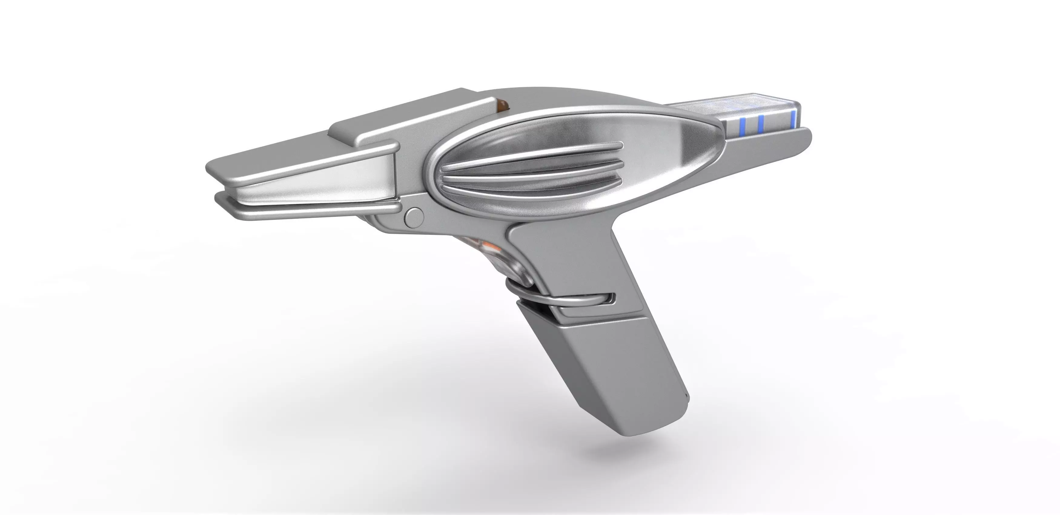 Prototype Phaser from Star Trek 2 The Wrath of Khan 1982 3D print model_0