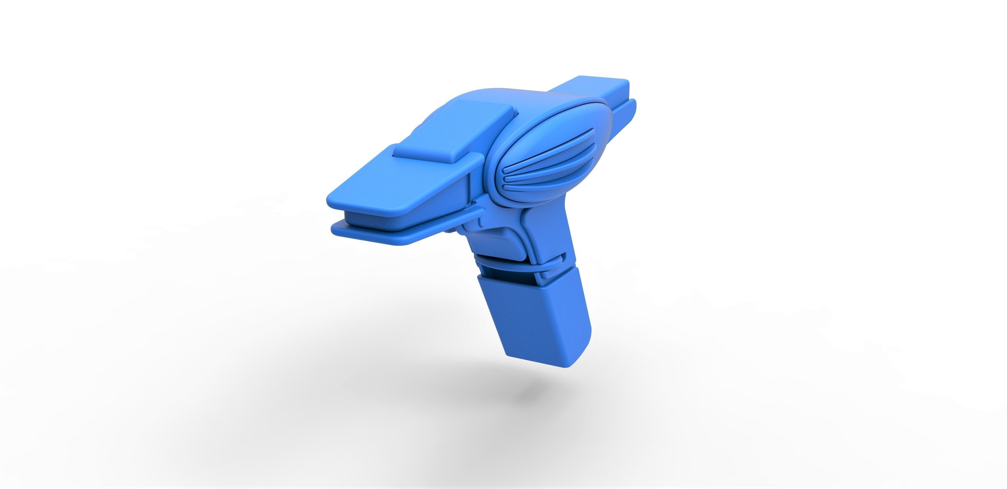Prototype Phaser from Star Trek 2 The Wrath of Khan 1982 3D print model_14