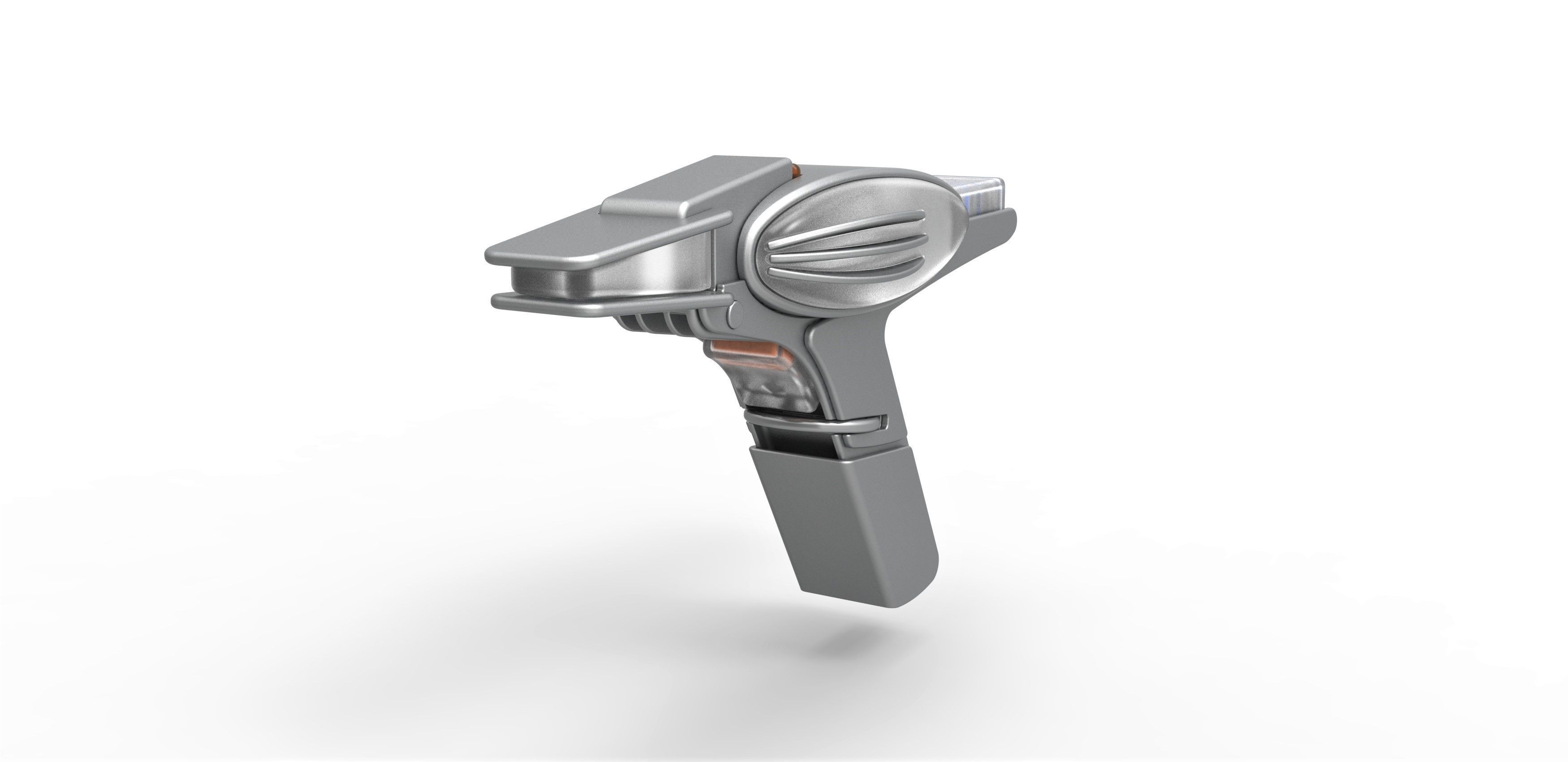 Prototype Phaser from Star Trek 2 The Wrath of Khan 1982 3D print model_3