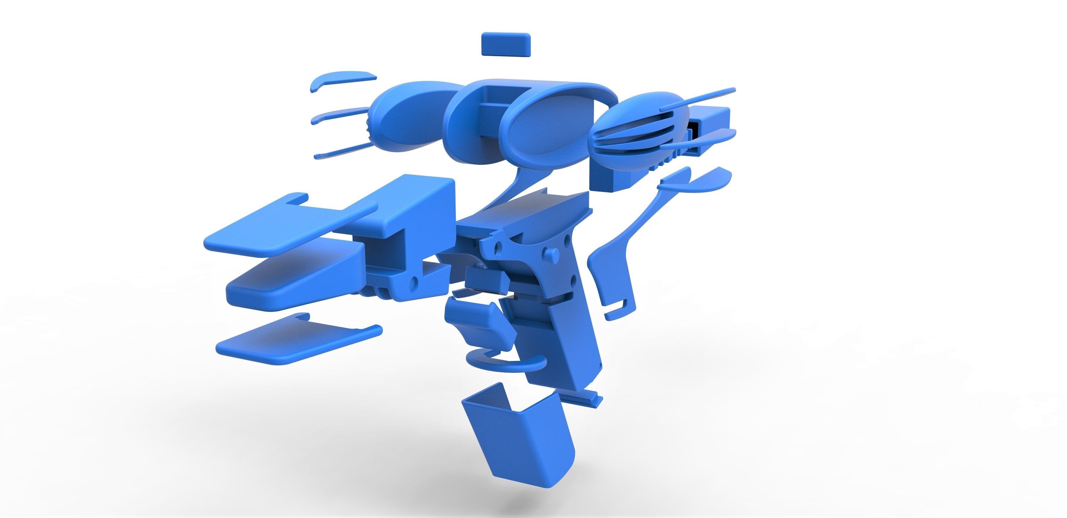 Prototype Phaser from Star Trek 2 The Wrath of Khan 1982 3D print model_25