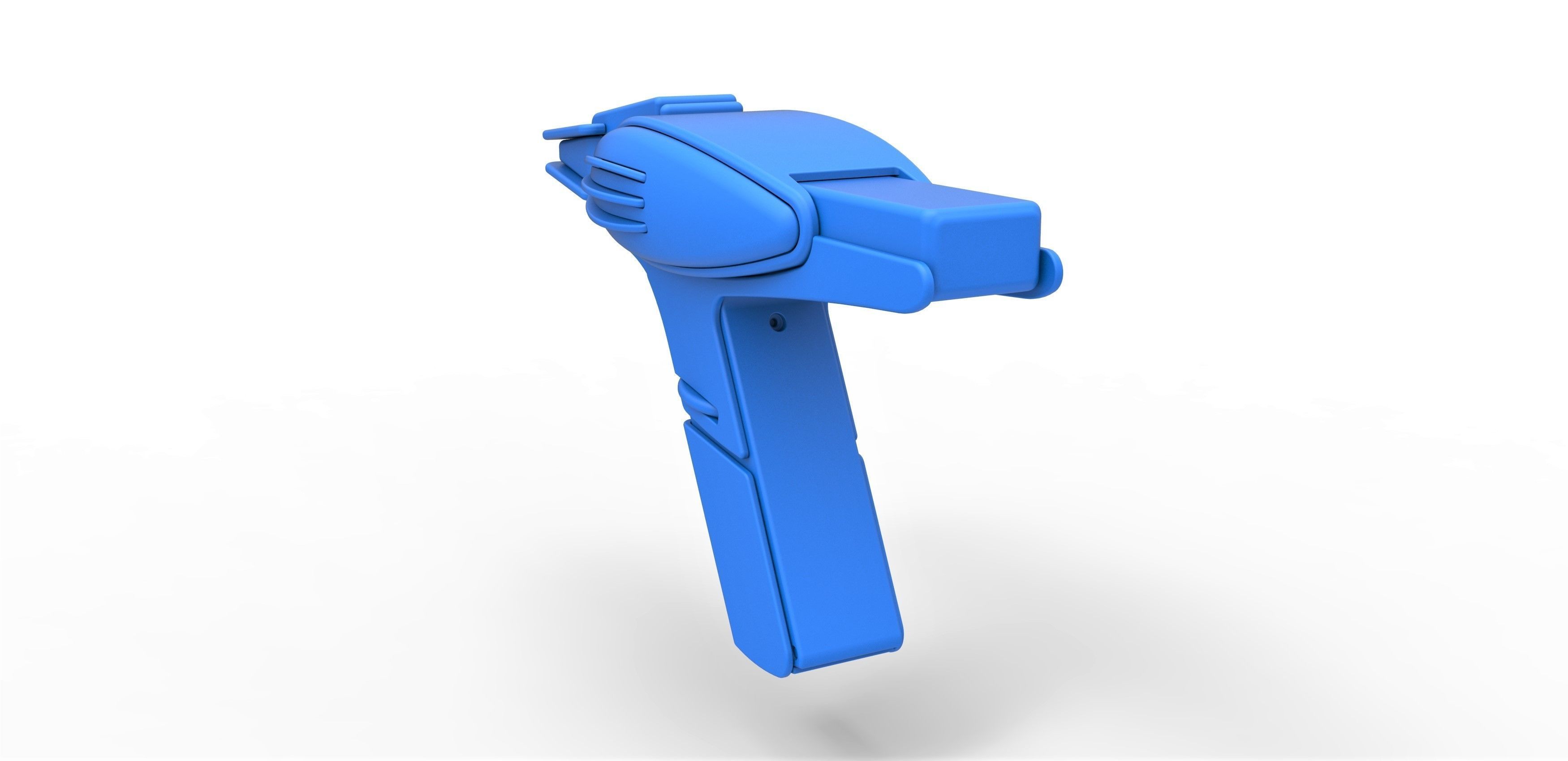 Prototype Phaser from Star Trek 2 The Wrath of Khan 1982 3D print model_21