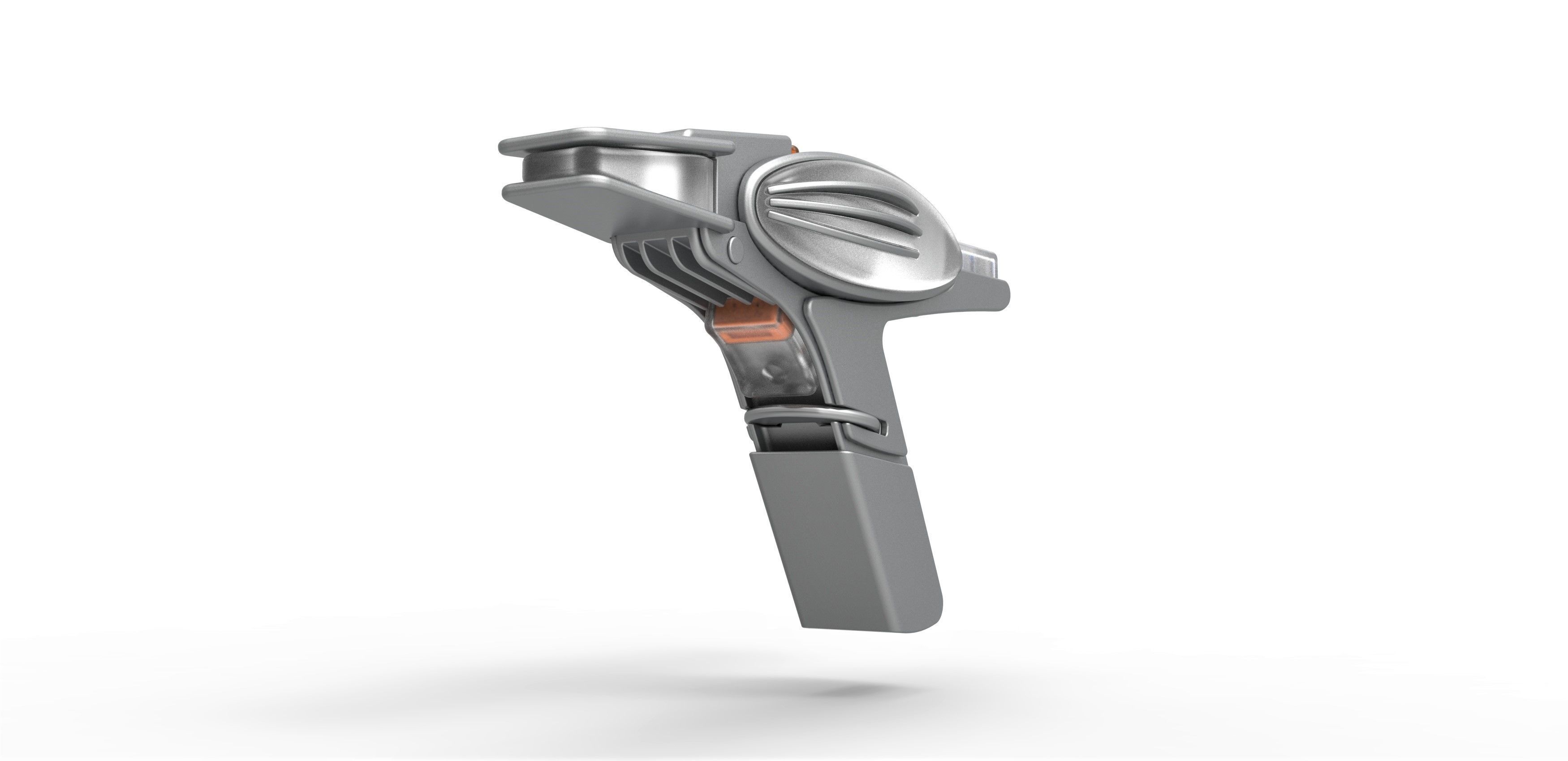 Prototype Phaser from Star Trek 2 The Wrath of Khan 1982 3D print model_4