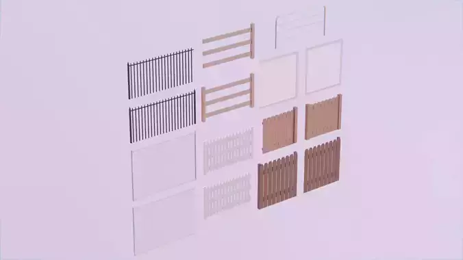 Ultimate Modular Fence Pack - 8 Types