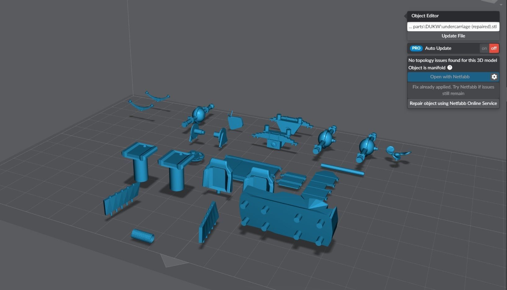 DUKW Articulated Scale model 3D print model_8