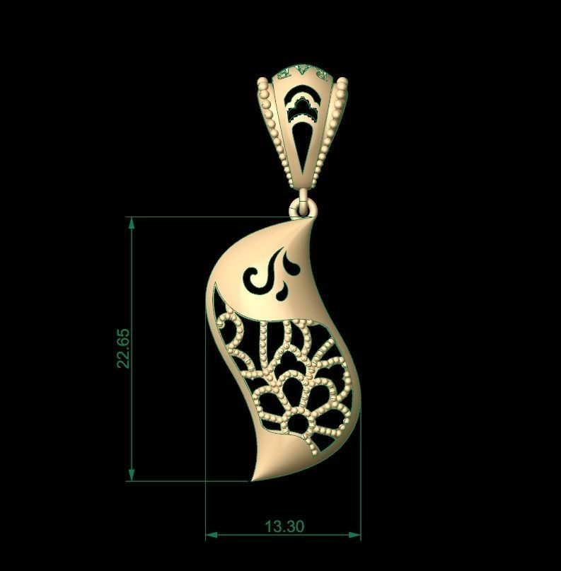 Ultra Vision Pendant 065 3D print model_5