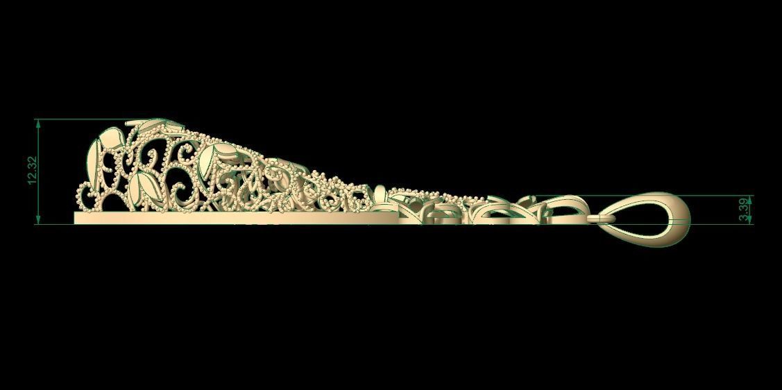 Ultra Vision Pendant 036 3D print model_4