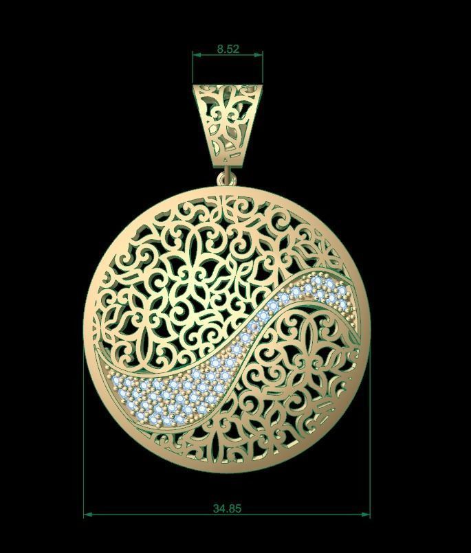 Ultra Vision Pendant 056 3D print model_5