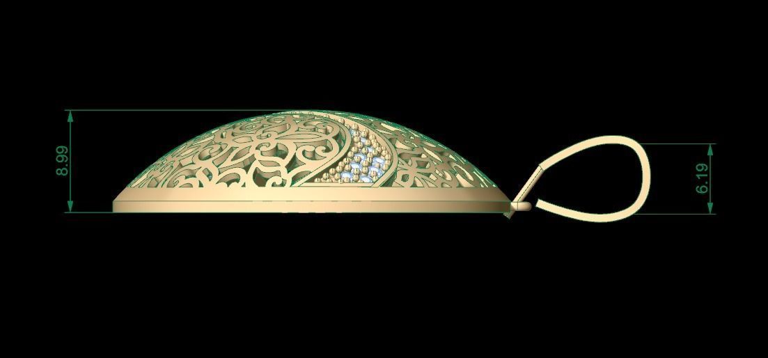 Ultra Vision Pendant 056 3D print model_6