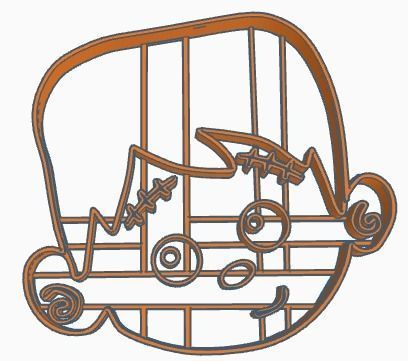 Cookies cutter halloween   cortadores para galleta de halloween 3D print model_2