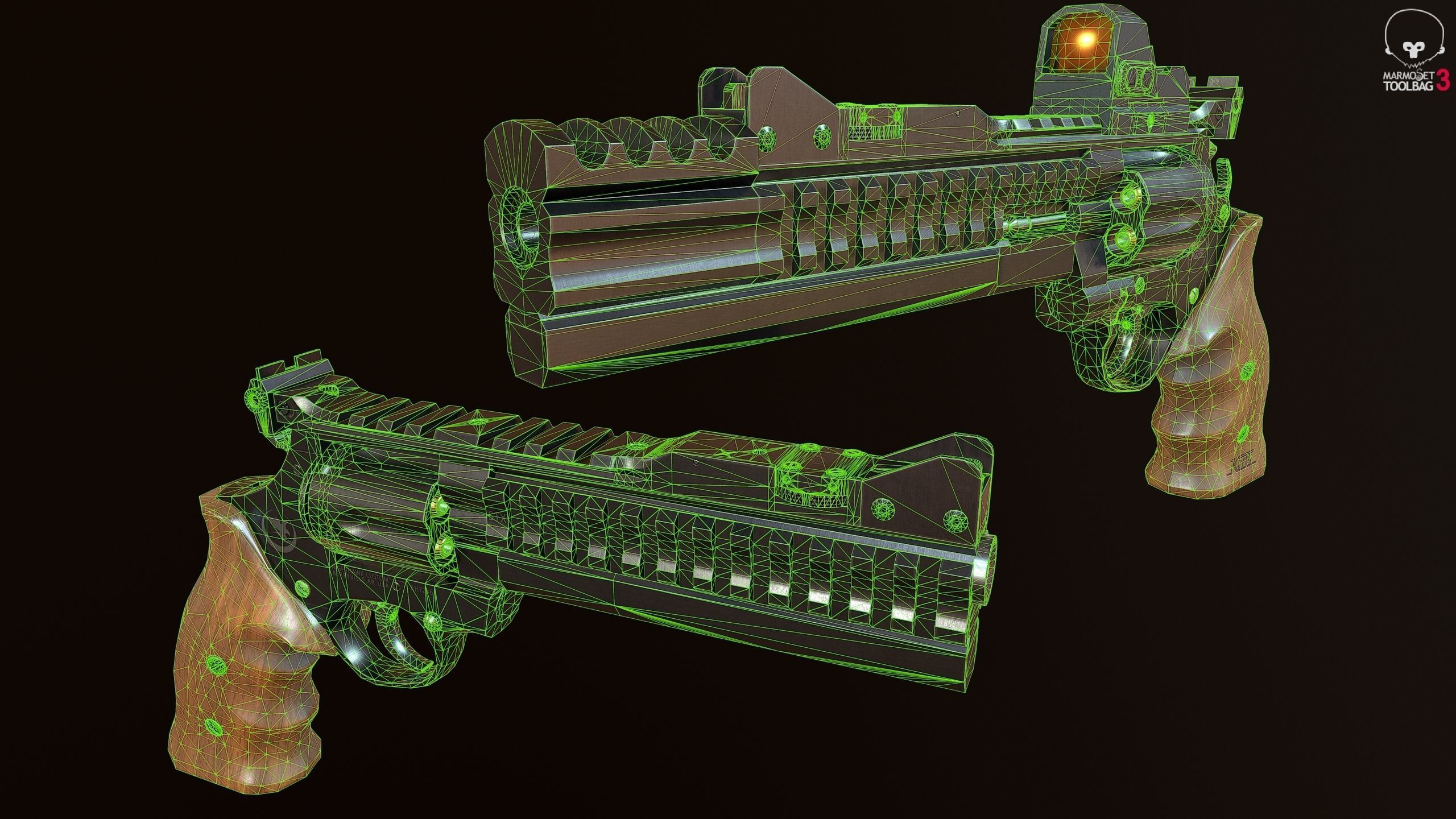 Nighthawk Korth Supersport STX Low-poly 3D model_13