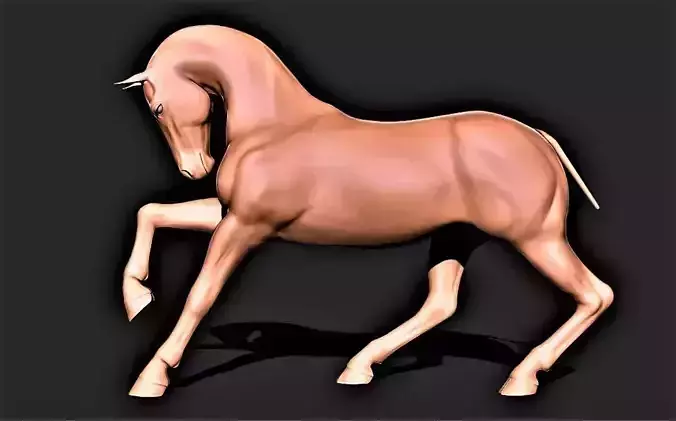 Horse 023 3D print model