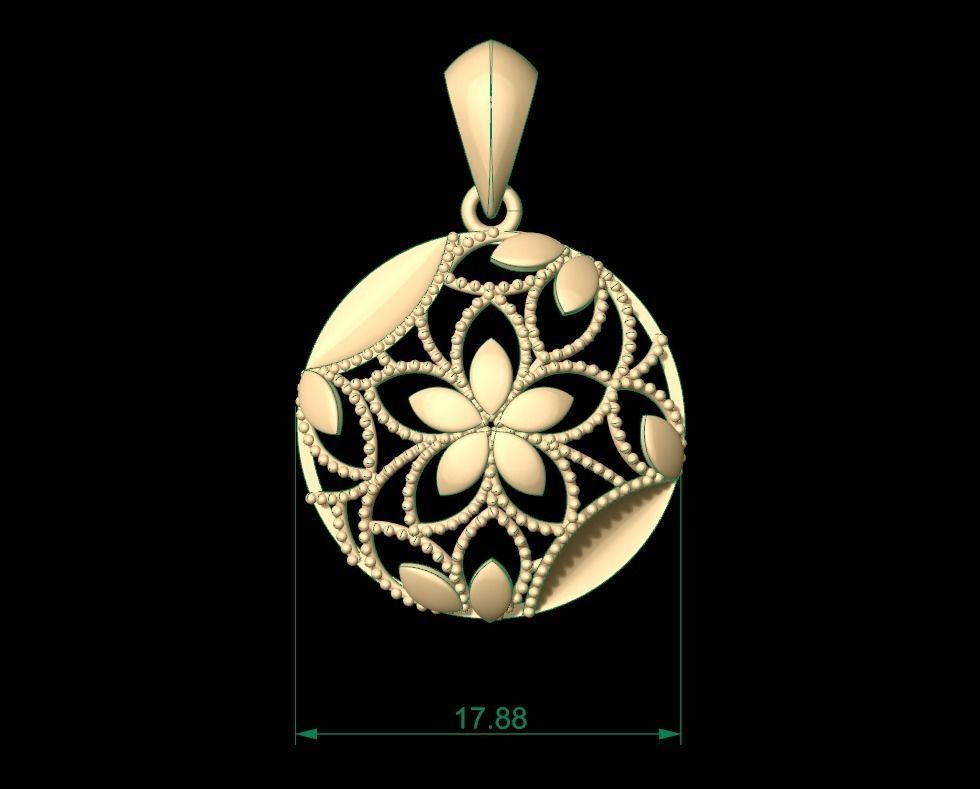 Ultra Vision Pendant 024 3D print model_6