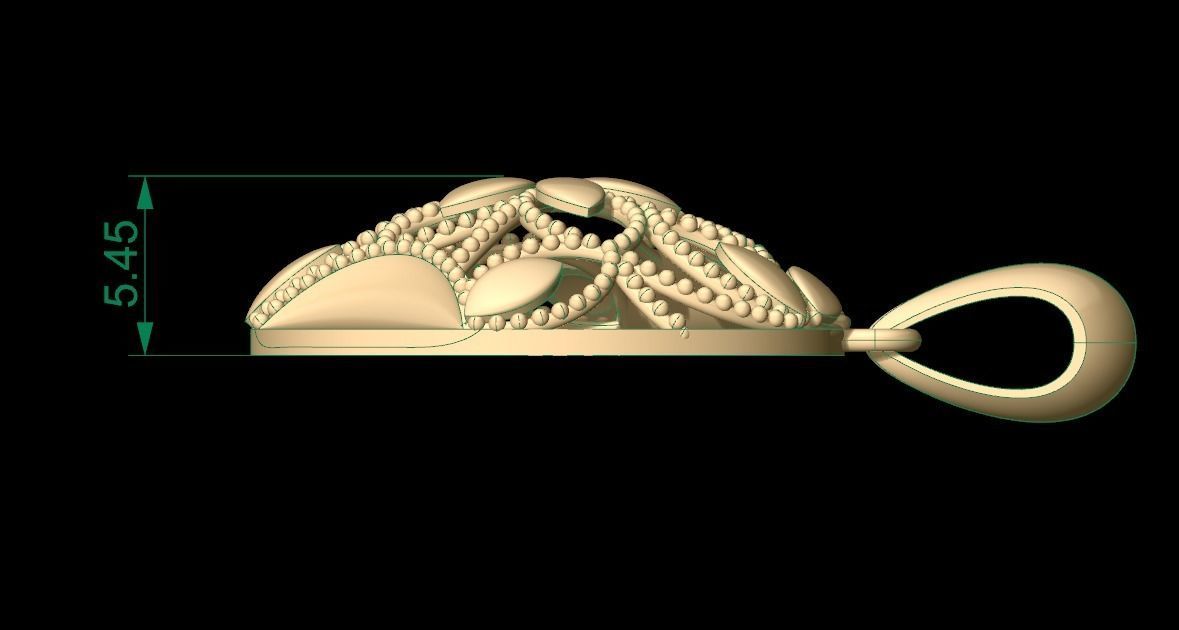 Ultra Vision Pendant 024 3D print model_5