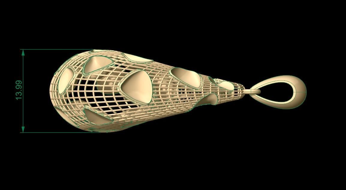 Ultra Vision Pendant 003 3D print model_6