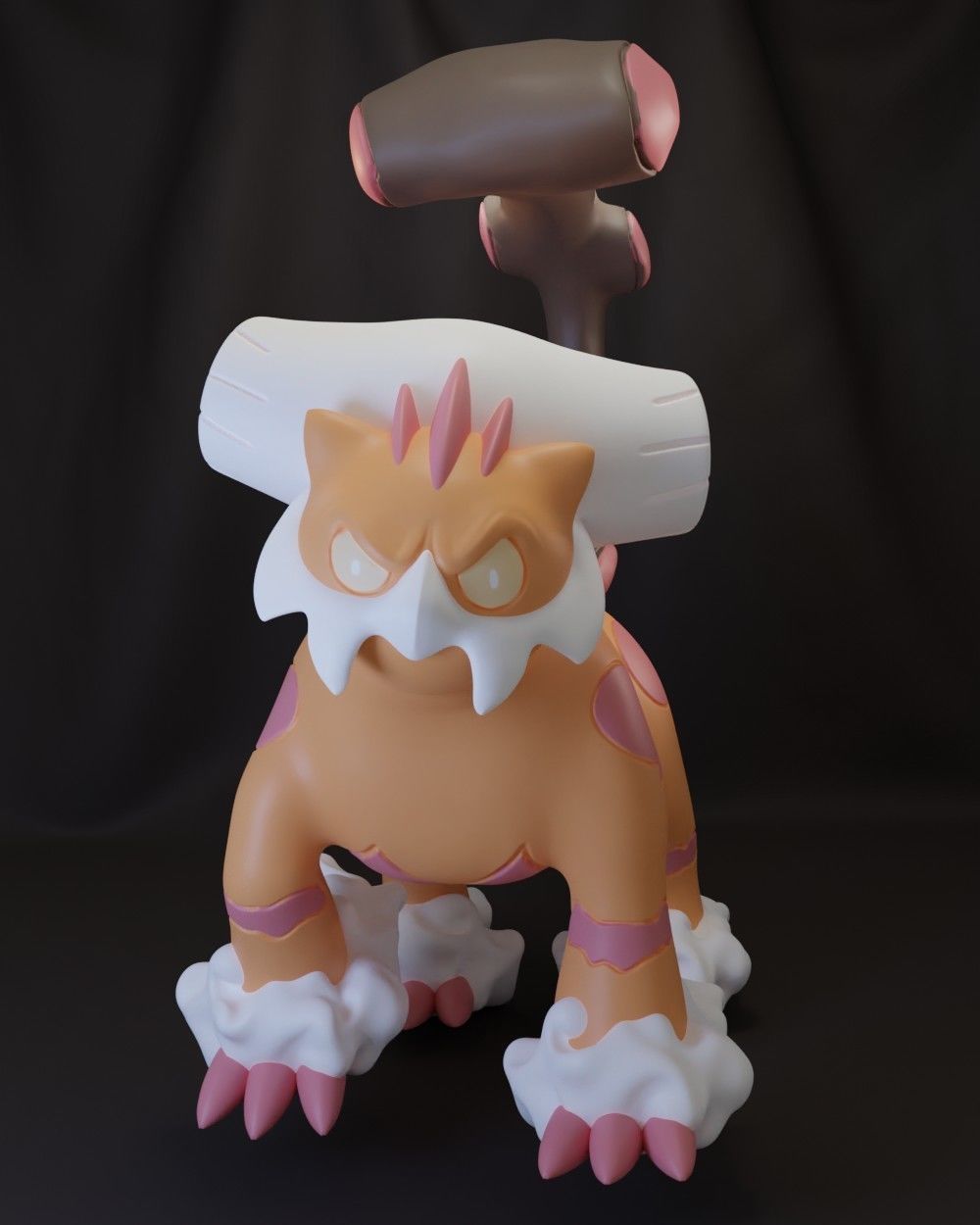 Pokemon - Landorus Therian with cuts and as a whole 3D print model_2