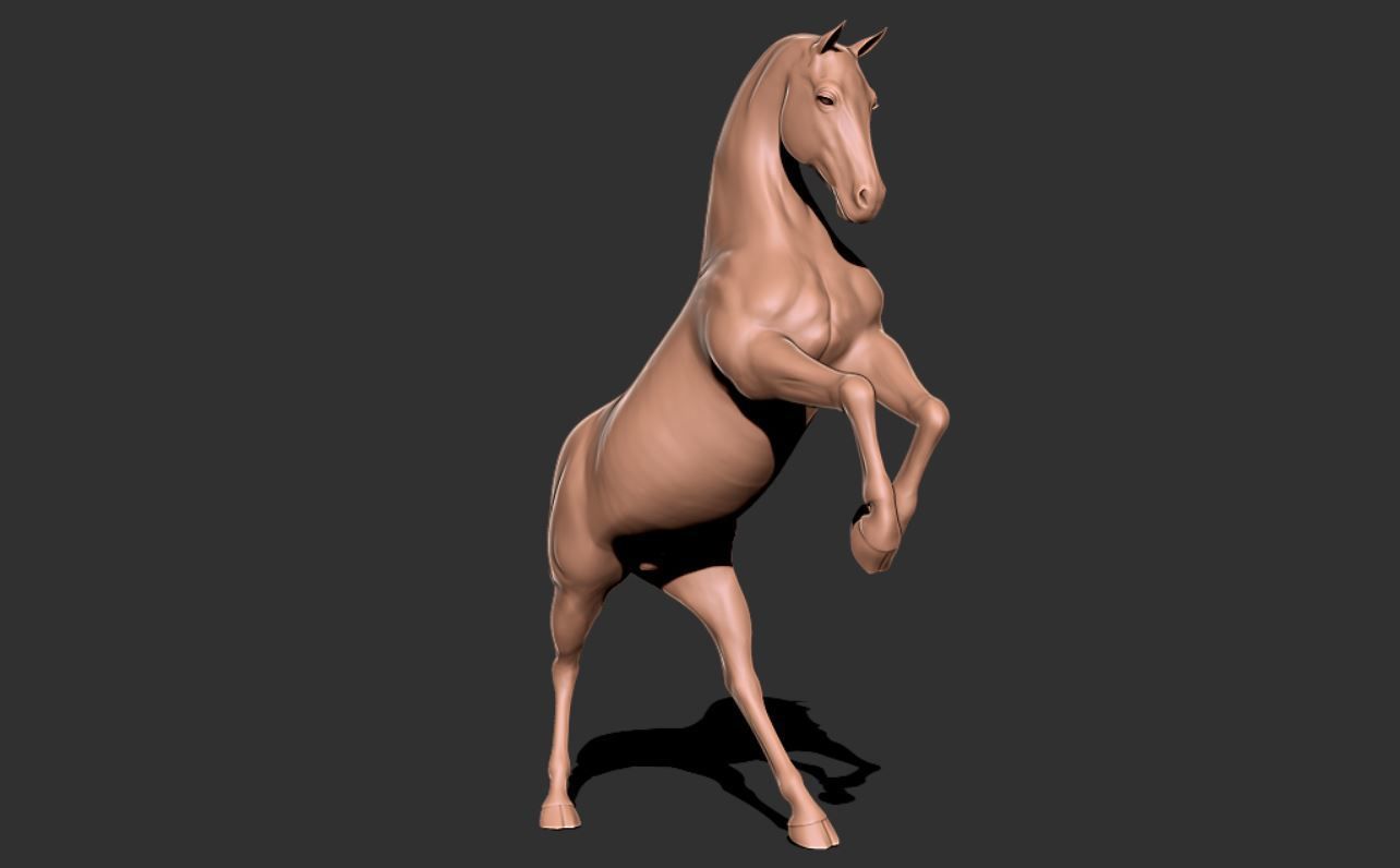 Horse 027 3D print model_9