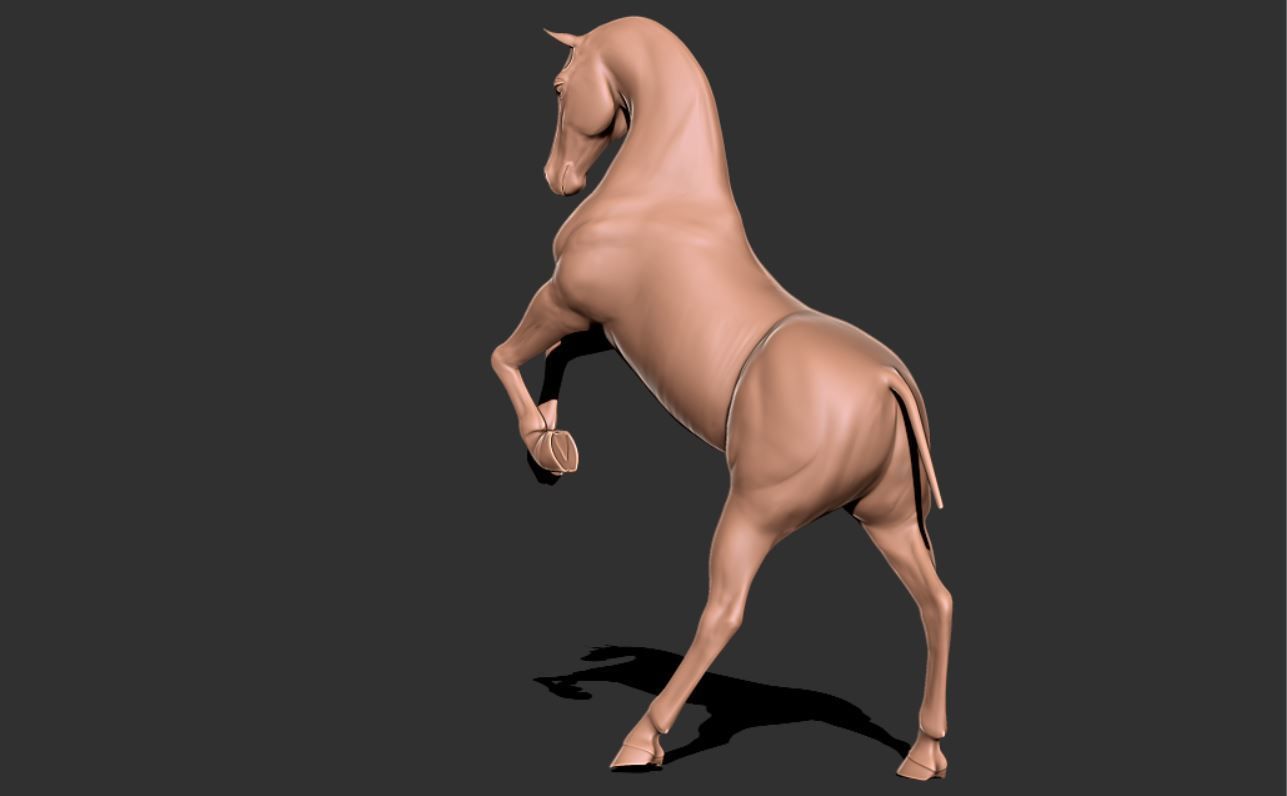 Horse 027 3D print model_4