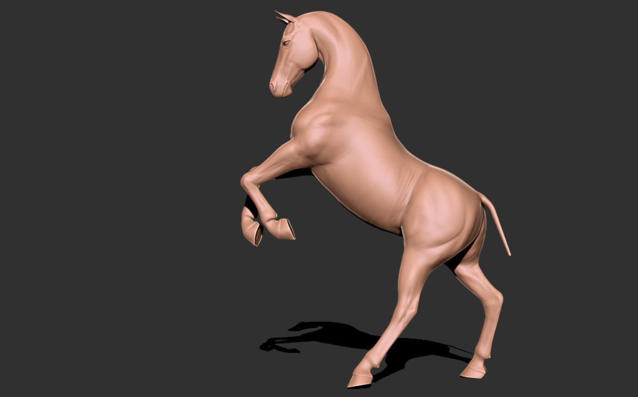 Horse 027 3D print model_5